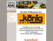 Tablet Screenshot of koenig-auto.de