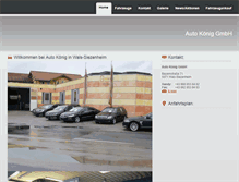 Tablet Screenshot of koenig-auto.at